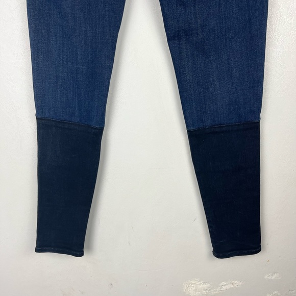 J Brand Snowbird Knit Cuff Skinny Jeans Dark Blue Size 28 Photo Ready - Picture 6 of 13